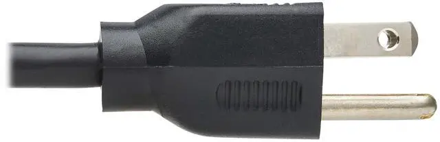 Alt view image 10 of 11 - Tripp Lite 1ft Extension Cord Y Splitter NEMA 5-15P to 2x NEMA 5-15R Black