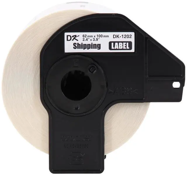 Alt view image 20 of 20 - Brother Genuine DK-120224PK Die-Cut Shipping Labels 300 Labels/Roll 24 Rolls/Box
