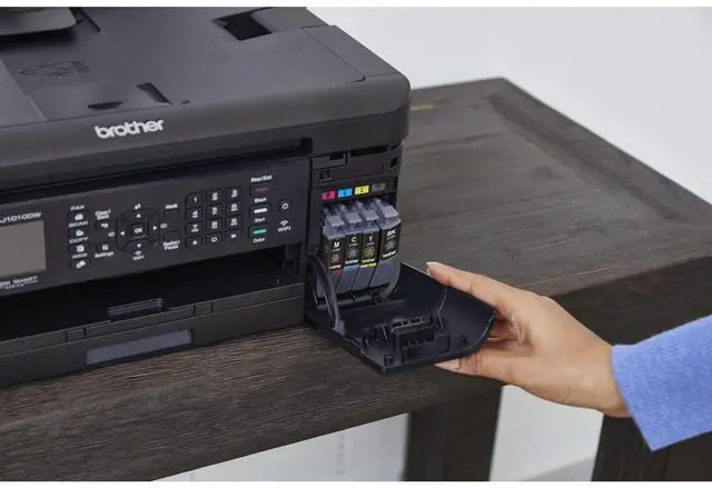 Alt view image 12 of 16 - Brother LC401 Black/Cyan/Magenta/Yellow Standard Yield Ink Cartridges 4/Pack (LC4014PKS)