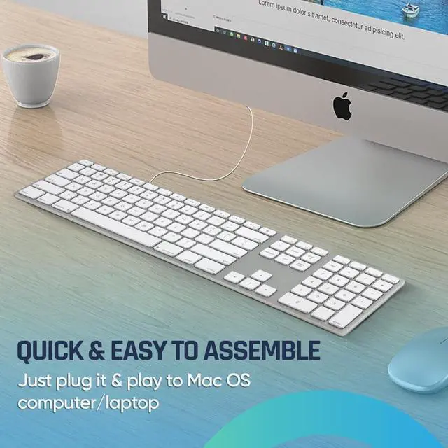 Alt view image 5 of 7 - Matias Matias USB-C Keyboard For Mac Silver