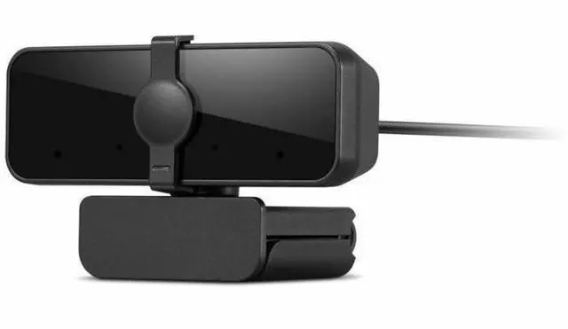 Alt view image 10 of 15 - Lenovo Essential Webcam - 30 fps - Black - USB 2.0 Type A - Full HD - 1920 x 1080 Video - 85° Angle - Tripod Mount - Microphone - Windows 10, Windows 11, macOS, ChromeOS - Privacy Cap, Tripod
