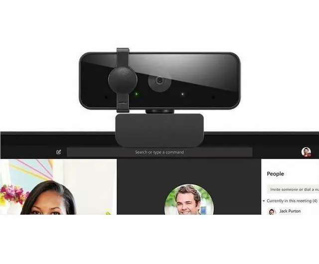 Alt view image 12 of 15 - Lenovo Essential Webcam - 30 fps - Black - USB 2.0 Type A - Full HD - 1920 x 1080 Video - 85° Angle - Tripod Mount - Microphone - Windows 10, Windows 11, macOS, ChromeOS - Privacy Cap, Tripod
