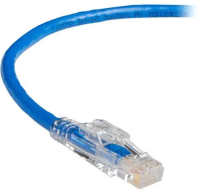 Alt view image 6 of 9 - BLACK BOX C6PC70-BL-04 CAT6 550-MHZ STRANDED ETHERNET PATCH CABLE - UNSHIELDED (UTP), CM PVC, LOCKING S