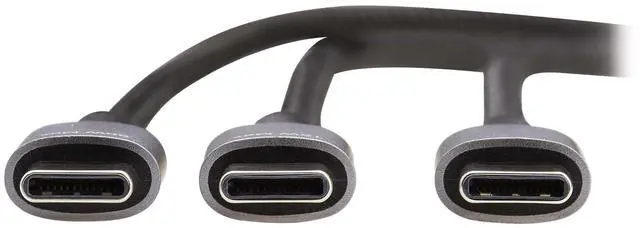 Alt view image 6 of 8 - Tripp Lite 6ft USB-C Charging Cable/Splitter M/2xM 100W PD U420P2X6100W