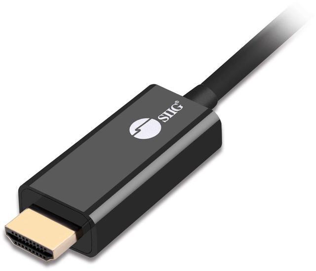 Alt view image 17 of 20 - siig displayport 1.2 to hdmi 1.4 passive cable 4k @30hz - dp to hdmi male to male adapter cable - hdcp - 6 feet