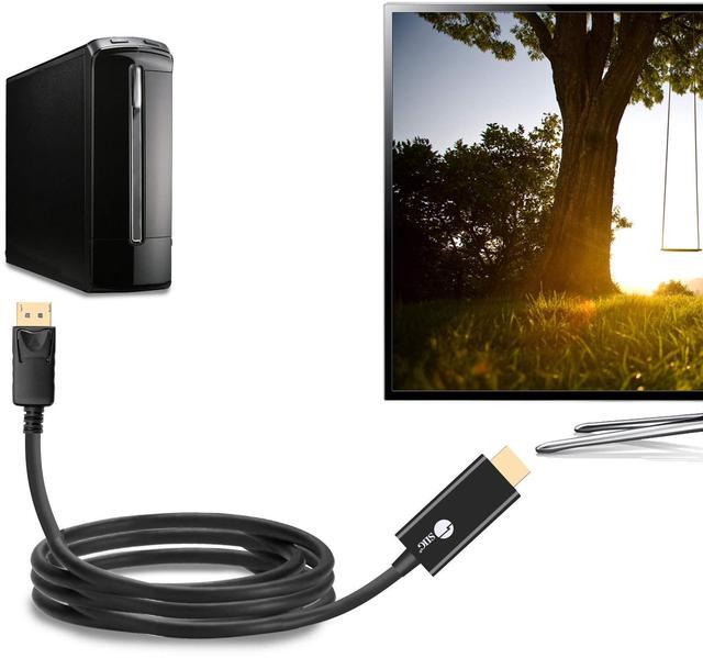 Alt view image 19 of 20 - siig displayport 1.2 to hdmi 1.4 passive cable 4k @30hz - dp to hdmi male to male adapter cable - hdcp - 6 feet