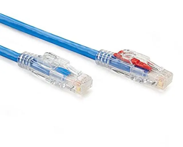 Alt view image 9 of 9 - BLACK BOX C6PC70-BL-04 CAT6 550-MHZ STRANDED ETHERNET PATCH CABLE - UNSHIELDED (UTP), CM PVC, LOCKING S