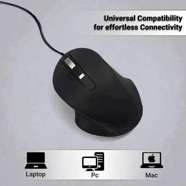 Alt view image 4 of 7 - Matias USB-A Wired Pbt Mouse Black