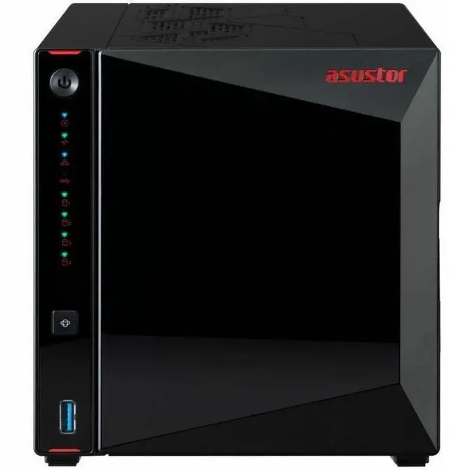 Alt view image 7 of 7 - Asustor Nimbustor 4 Gen2  AS5404T 4 Bay NAS, Quad-Core 2.0GHz CPU, Dual 2.5GbE Ports, 4GB DDR4, Four M.2 SSD Slots (Diskless)
