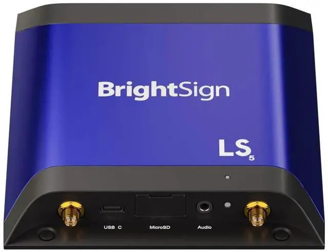 Alt view image 4 of 7 - BrightSign LS445 4K Digital Signage Player  H.265, HTML5, HDMI Out, Graphics & Audio