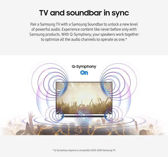 Alt view image 5 of 8 - SAMSUNG S800D 3.1.2ch Soundbar w/Wireless Dolby Atmos Audio, Ultra Slim Design, Q-Symphony, SpaceFit Sound Pro, Adaptive Sound, Game Mode Pro with Alexa Built-in, HW-S800D/ZA