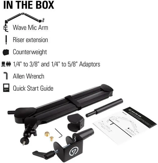 Alt view image 6 of 6 - Elgato Wave Mounting Arm for Microphone 10AAM9901