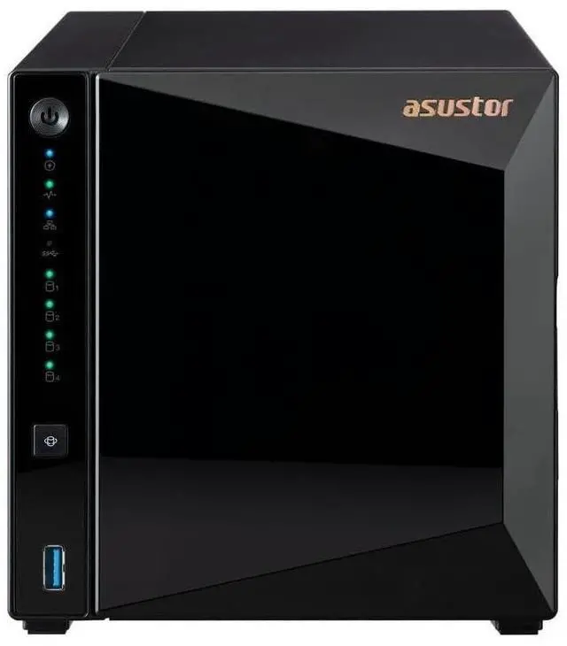 Alt view image 7 of 10 - Asustor Nimbustor 2 Gen2 AS5402T 2 Bay NAS, Quad-Core 2.0GHz CPU, Dual 2.5GbE Ports, 4GB DDR4, Four M.2 SSD Slots (Diskless)