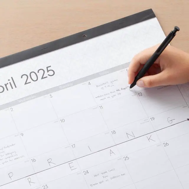 Alt view image 4 of 6 - Blue Sky Classic Red Desk Pad 22 x 17 2026 111294