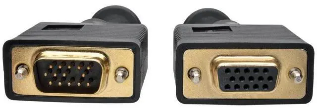 Alt view image 18 of 20 - Tripp Lite P500-003 Vga Monitor Extension Cable Coax High Resolution M/F 1080P 3Ft 3 - Vga Extension Cable - Hd-15 (Vga) (M) To Hd-15 (Vga) (F) - 3 Ft - Molded, Thumbscrews - Black