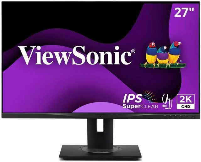 Alt view image 16 of 20 - ViewSonic VG2748A-2K 27 Inch IPS QHD Ergonomic Monitor with Ambient Light Sensor, Auto Screen Dimmer, Screen Privacy Alert, USB HUB, DisplayPort, HDMI, and VGA for Home and Office