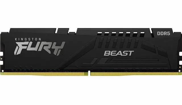 Main image of Kingston 32GB 1x32GB DDR5 6000MT/s CL30 FURY Beast Black XMP KF560C30BB32