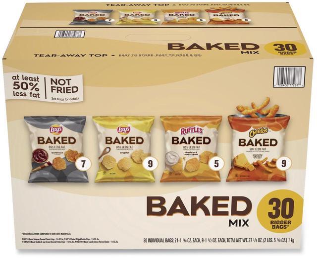 Main image of Baked Variety Pack Baked Cheetos/Baked Lays BBQ/Baked Lays Original/Baked Ruffles Cheddar Sour Cream 30 Bags/BX 2 Boxes/CT 77325