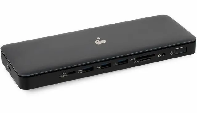 Alt view image 2 of 20 - IOGEAR Docking Station Dock Pro USB4 8K Triple View - GUD4C8K3