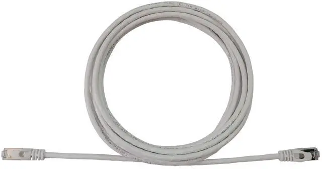 Alt view image 10 of 12 - Tripp Lite Cat6a 10G Snagless Shielded Slim STP Ethernet Cable (RJ45 M/M), PoE, White, 15 ft. (4.6 m) - 15 ft Category 6a Network Cable for Network Device, Server, Switch, Router, Hub, Printer, Comput