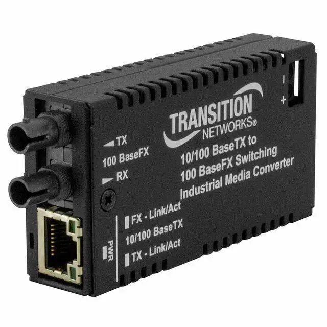 Main image of Transition Networks Hardened Mini Fast Ethernet Media Converter