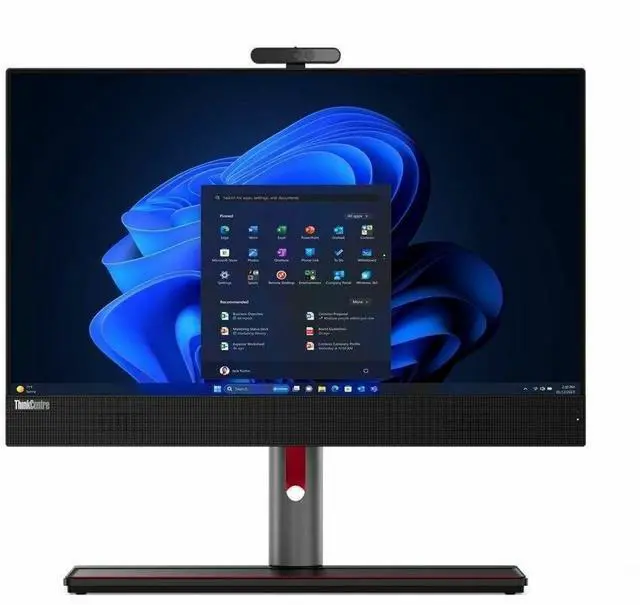 Alt view image 10 of 15 - Lenovo ThinkCentre M90a Gen 5 12SH001MUS All-in-One Computer - Intel Core i5 14th Gen i5-14500 - 16 GB - 256 GB SSD - 23.8" Full HD - Desktop - Black - Intel Q670 Chip - 1920 x 1080 - Windows 11