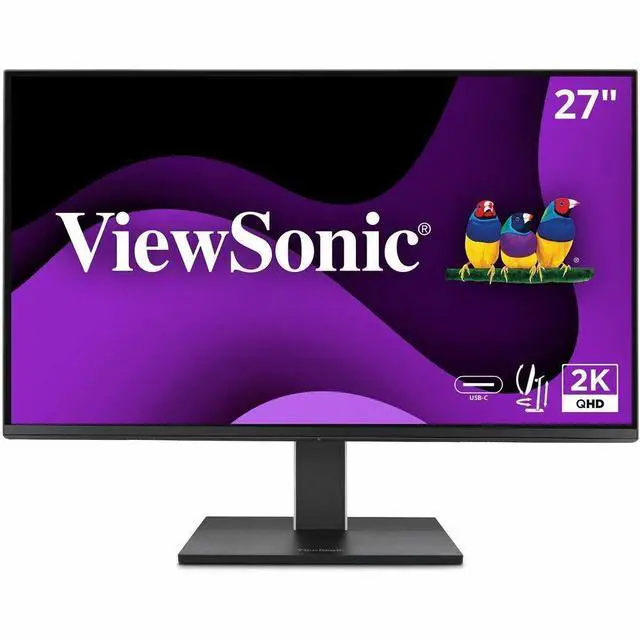 Alt view image 16 of 20 - ViewSonic VG2752-2K 27" IPS 1440p Ergonomic Monitor with Tilt, Swivel, Pivot, Height Adjust, 100Hz, USB Hub, HDMI, DisplayPort, and 65W USB-C Inputs