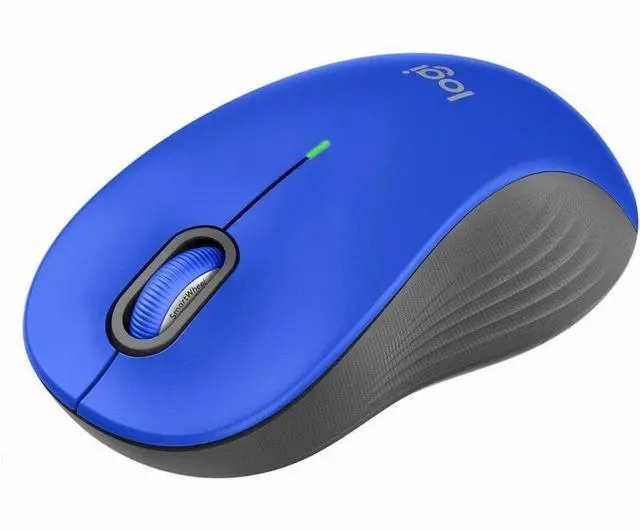 Alt view image 4 of 9 - Logitech Signature M550 L Mouse - Optical - Wireless - 32.81 ft - Bluetooth - Blue - USB - 4000 dpi - Scroll Wheel - 3 Button(s) - 3 Programmable Button(s) - Large Hand/Palm Size - 1 x AA Battery Supp