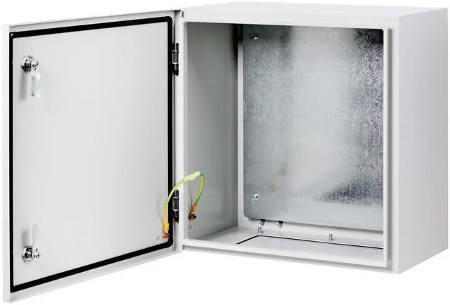Alt view image 2 of 9 - Tripp Lite by Eaton SmartRack Outdoor Industrial Enclosure with Lock Gray