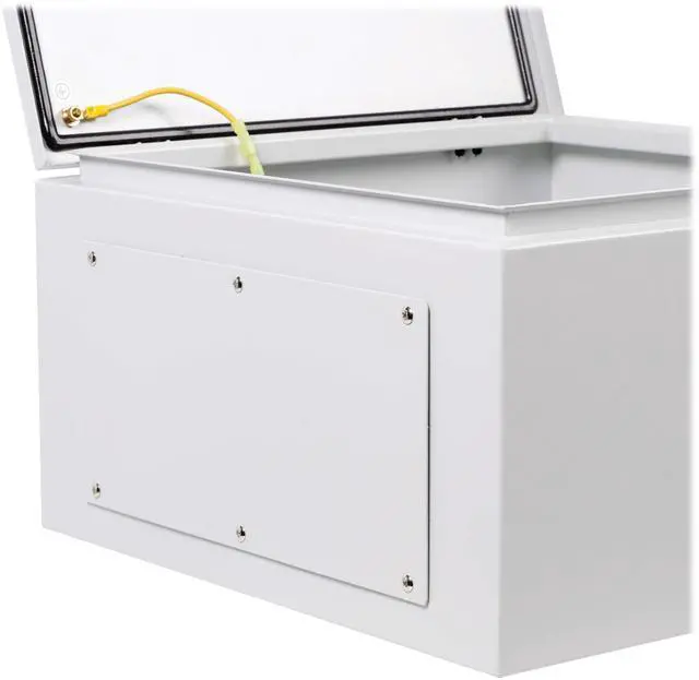 Alt view image 6 of 9 - Tripp Lite by Eaton SmartRack Outdoor Industrial Enclosure with Lock Gray