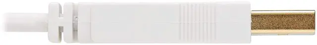 Alt view image 12 of 14 - Tripp Lite U030AB-003-WH 3 ft. White Safe-IT USB-A to USB Mini-B Antibacterial Cable (M/M), USB 2.0, White, 3-ft. (0.91 m)
