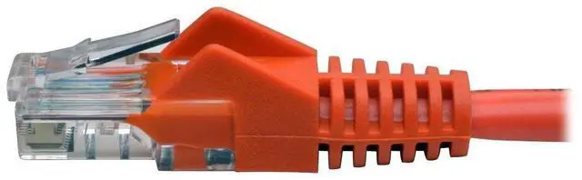 Alt view image 15 of 18 - TRIPP LITE N001-014-OR TRIPP LITE 14FT CAT5 CAT5E SNAGLESS MOLDED PATCH CABLE UTP ORANGE RJ45 M/M 14' (