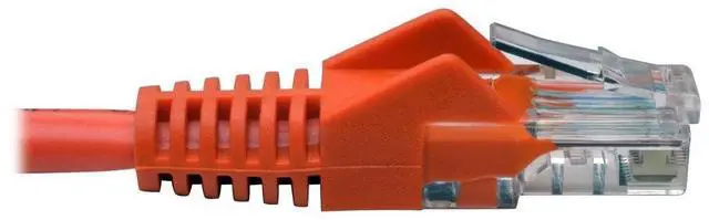 Alt view image 17 of 18 - TRIPP LITE N001-014-OR TRIPP LITE 14FT CAT5 CAT5E SNAGLESS MOLDED PATCH CABLE UTP ORANGE RJ45 M/M 14' (