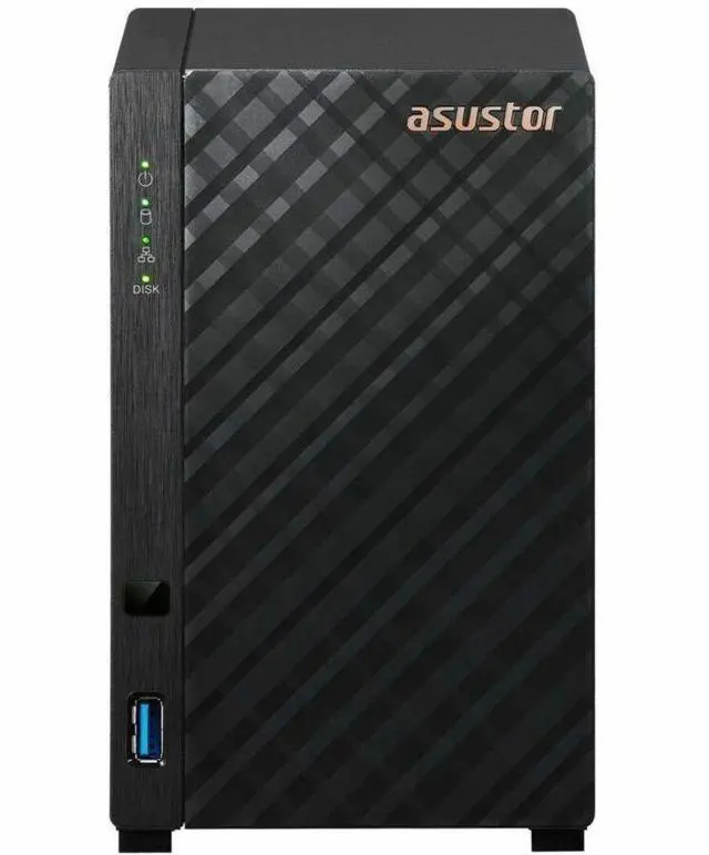 Alt view image 8 of 12 - Asustor AS1102TL Drivestor 2 Lite 2 Bay NAS, Quad-Core 1.7GHz CPU, 1GbE Port, 1GB DDR4 (Diskless)