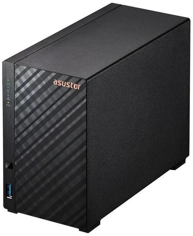 Alt view image 10 of 12 - Asustor AS1102TL Drivestor 2 Lite 2 Bay NAS, Quad-Core 1.7GHz CPU, 1GbE Port, 1GB DDR4 (Diskless)
