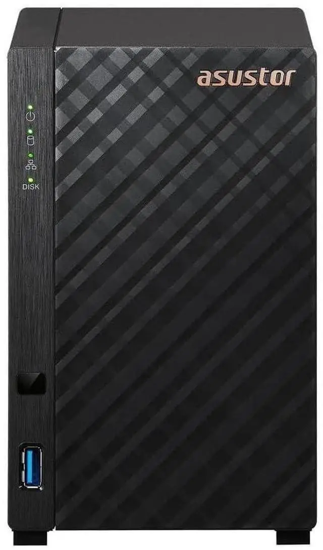 Alt view image 11 of 12 - Asustor AS1102TL Drivestor 2 Lite 2 Bay NAS, Quad-Core 1.7GHz CPU, 1GbE Port, 1GB DDR4 (Diskless)