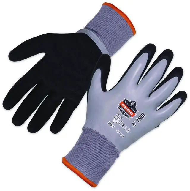Main image of ProFlex 7501 Coated Waterproof Winter Gloves EN388: 2131X 11" Long X-Large Gray Pair 17635