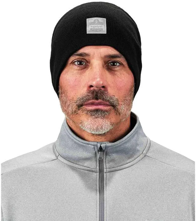 Alt view image 2 of 7 - N-Ferno 6812 Rib Knit Beanie One Size Fits Most Black 16812