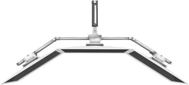 Alt view image 13 of 15 - HX TRIPLE MONITOR BOW KIT POLISHED ALUMINUM