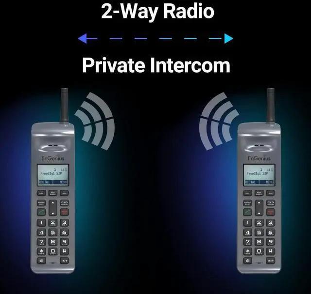 Alt view image 9 of 10 - EnGenius FreeStyl SIP Cordless Phone System Handset FREESTYL SIP-HC