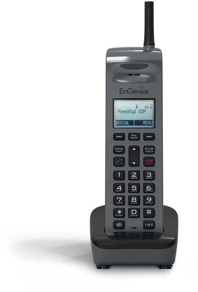 Alt view image 8 of 10 - EnGenius FreeStyl SIP Cordless Phone System Handset FREESTYL SIP-HC