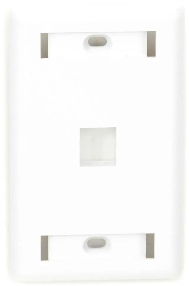 Alt view image 3 of 3 - Black Box GigaStation2 1 Socket Network Faceplate