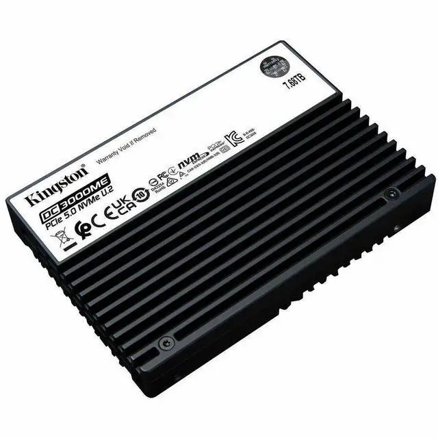 Alt view image 7 of 11 - Kingston SEDC3000ME/7T6 DC3000ME 7.68 TB Solid State Drive - 2.5" Internal - U.2 (PCI Express NVMe 5.0 x4) - Server, Data Center Device Supported-1 DWPD- 14016 TB TBW - 256-bit AES Encryption Standard