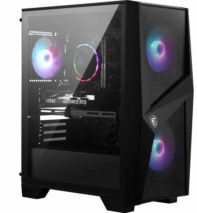 Alt view image 5 of 5 - MSI Codex R2 14th Codex R2 C14NUC5-423US Gaming Desktop Computer - Intel Core i5 14th Gen i5-14400F - 16 GB - 1 TB SSD - Black - Intel H610 Chip - Windows 11 Home - NVIDIA GeForce RTX 4060 - IEEE 802.