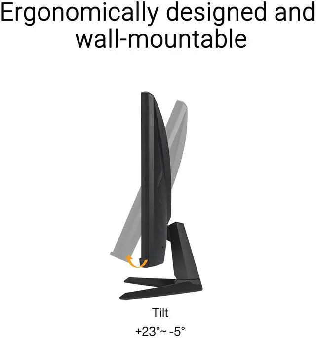 Alt view image 11 of 13 - ASUS TUF Gaming 27” 1080P Monitor (VG279QE5A) – Full HD, Overclock to 146Hz, 1ms, IPS, Extreme Low Motion Blur Sync, Stereo speaker, Variable Overdrive, DisplayWidget Center