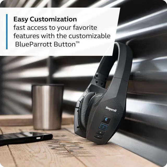 Alt view image 3 of 7 - BlueParrott S650-XT Bluetooth Wireless Headphones Noise Canceling with Mic, 2-in-1 Convertible