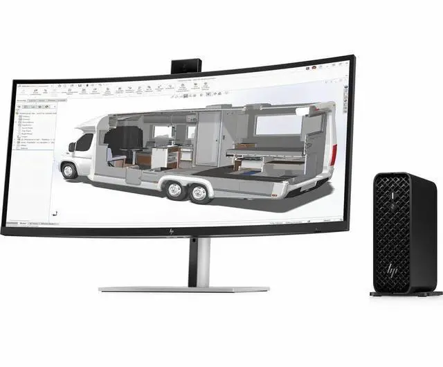 Alt view image 13 of 15 - HP Z2 G1i Workstation - Intel Core Ultra 5 235 - 32 GB - 1 TB SSD - Mini PC - Black - Intel W880 Chip - Windows 11 Pro - NVIDIA RTX A400 4 GB Graphics - English Keyboard - Ethernet - Wireless LAN