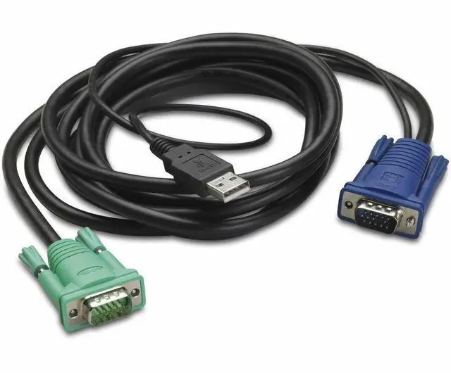Alt view image 5 of 5 - APC SCHNEIDER ELECTRIC IT USA AP5821 6FT USB INTEGRATED LCD KVM