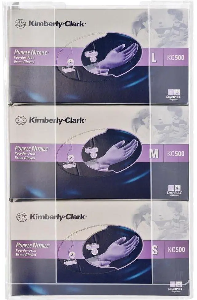 Alt view image 11 of 16 - Kantek KTKAH130 Glove Box Holder- Triple- 11in.x3-.50in.x14-.50in.- Clear