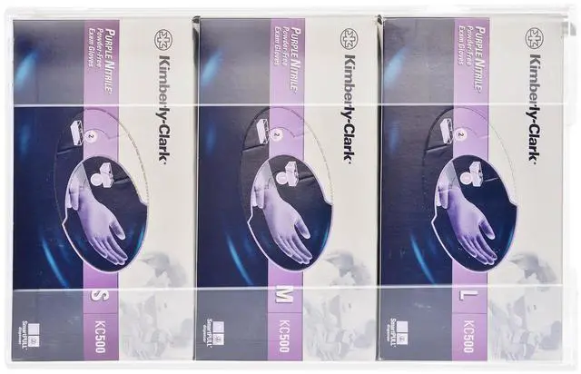 Alt view image 15 of 16 - Kantek KTKAH130 Glove Box Holder- Triple- 11in.x3-.50in.x14-.50in.- Clear